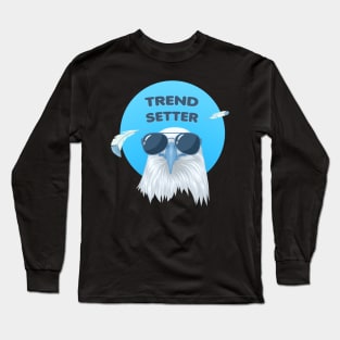 Trendsetter eagle with sunglasses Long Sleeve T-Shirt